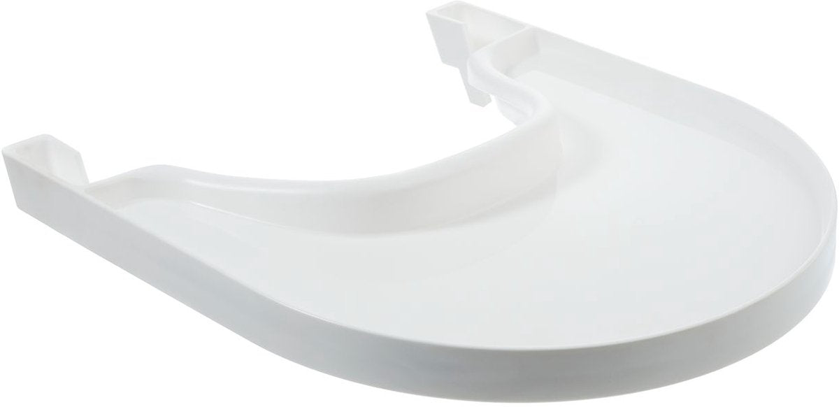 Playtray - tafelblad voor stokke tripp trapp - eetblad - met riempje - wit