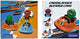 Set paraurti Lexibook crosslander® – set di 2 autoscontri con 2 personaggi rimovibili con effetti luminosi e sonori