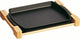 Fuente para horno Staub de hierro fundido - en soporte de madera - 33 x 23 cm - negro -