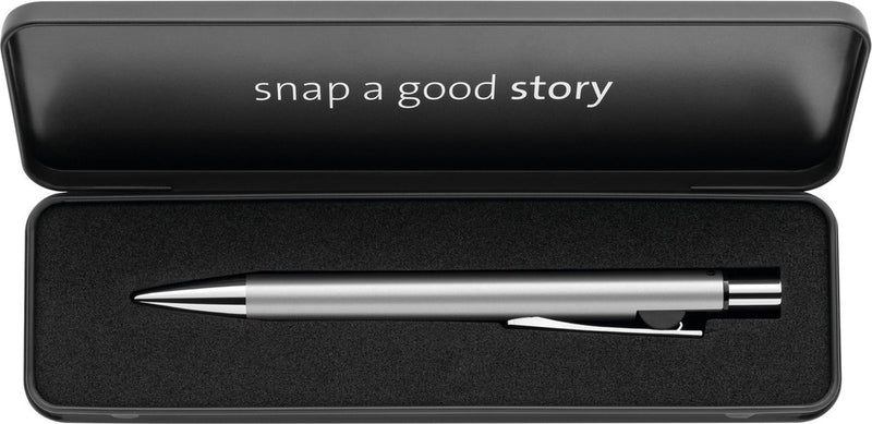 Pelikan balpen snap metallic k10 zilver metal case