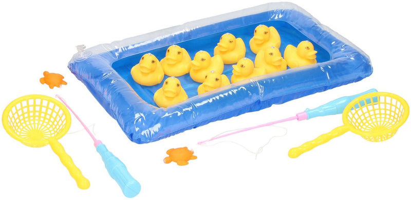 Juego de caña de pescar pato