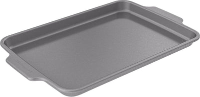 Kitchenaid baking tray 33x22.5cm - pfas-free non-stick coating - aluminized steel - oven safe up to 230°c - gray