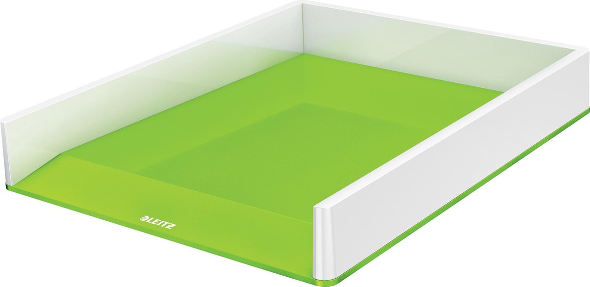 Bandeja para cartas leitz wow poliestireno verde