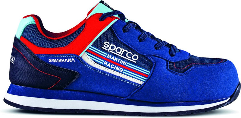 Sparco gymkhana martini - zapato de seguridad s1ps en estilo martini racing - azul - talla - 42