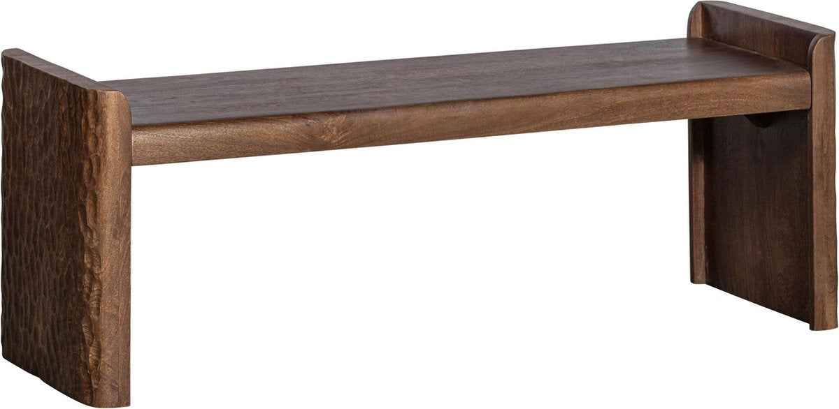 Banco de madera - madera - marrón cálido - 40x120x45