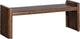 Banco de madera - madera - marrón cálido - 40x120x45