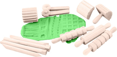 Juego de herramientas de arcilla de madera Weplay eduplay: juguetes creativos para niños.