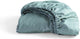 Cenicienta - fin de semana - sábana ajustable - 100% algodón - hasta 25 cm de altura del colchón - 90x210 cm - verde mineral