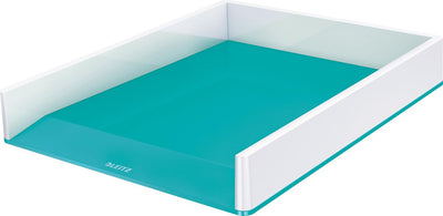 Vassoio per lettere Leitz wow bianco blu ghiaccio