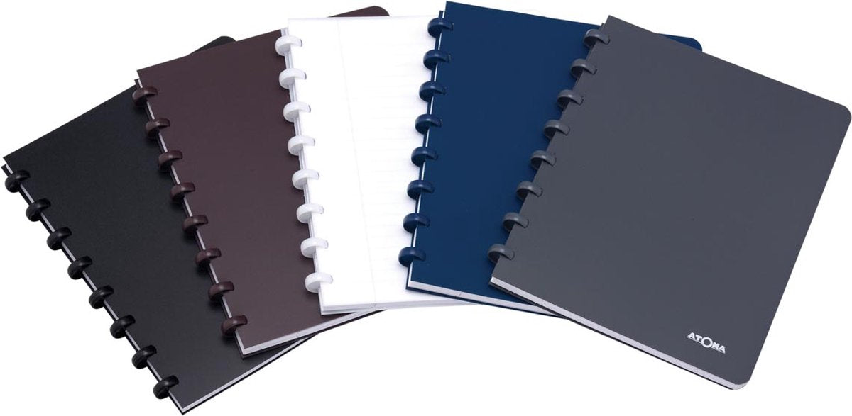 Cuaderno Atoma - a4 - 144 páginas - rayado - colores surtidos - 1 pieza