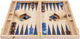 Backgammon longfield 15 trangle azul marrón -