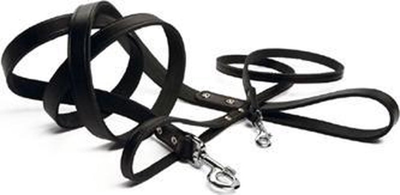 Beeztees - correa para perros - grapada - negra - 100x18 cm