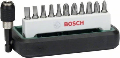 Bosch 12-delige bitset - ph1-2-3, pz1-2-3, t15-20-25, s0.6x4.5, s0.8x5.5