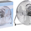 Excelente ventilador de suelo electrico ø30cm 50w cromo
