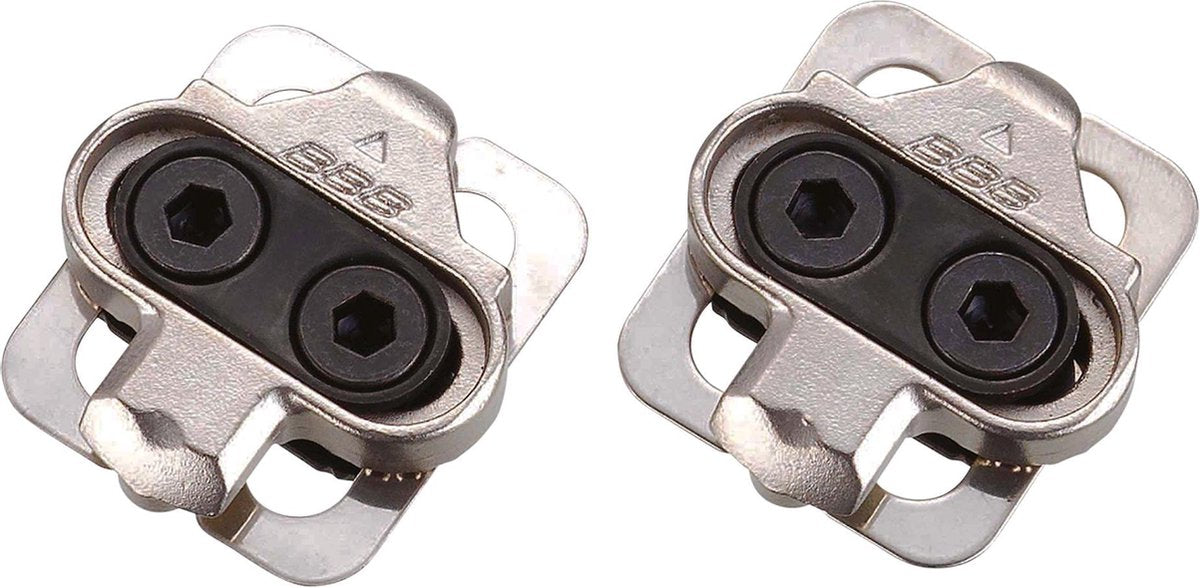 Tacchette ciclismo Bbb SPD - clicca vai - compatibile con tutte le scarpe e i pedali SPD - gioco 4° - tacchette MTB Shimano - BPD-01