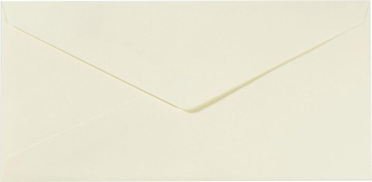 Buste Firenze di qualità robusta, rettangolo grande avorio, 25 pezzi, 11,5 x 22,5 cm