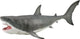 Collecta figurine - megalodon - 1:40 - prehistorie - handgeschilderd - miniatuur