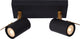 Lucide grony - faretto da soffitto (plafoniera) - led dimmerabile caldo - gu10 - 2x5w 2200k 3000k - nero