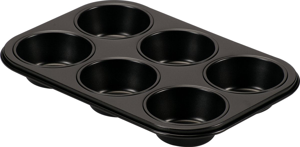Stampo per muffin Basic Culinary 12 pirottini – stampo senza pfas – acciaio al carbonio – per cupcakes e muffin