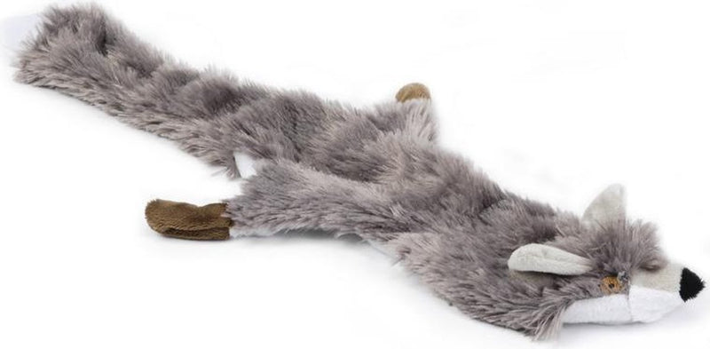 Beeztees flatino volpe - giocattolo per cani - grigio - 52x15x2,5 cm
