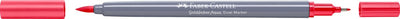 Faber-castell - rotulador acuarela duo goldfaber - rojo brillante 122 - pincel 0,6 mm - fc-164622