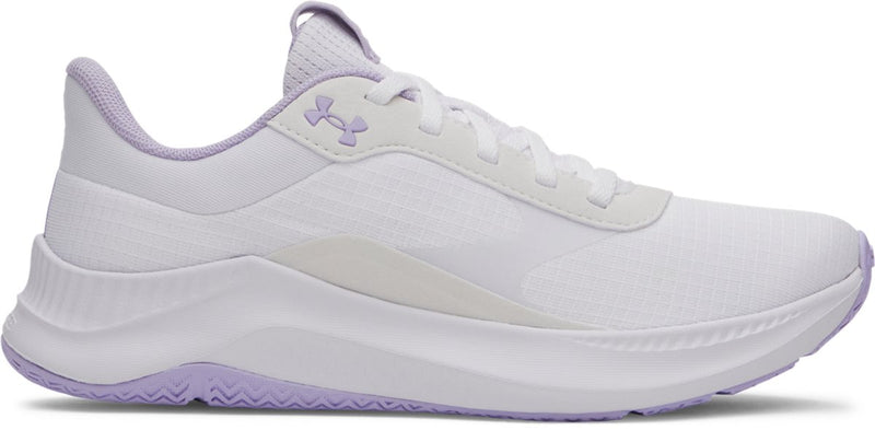 Scarpe sportive da donna Under Armour ua w aurora 3-wht - bianco - stemma viola