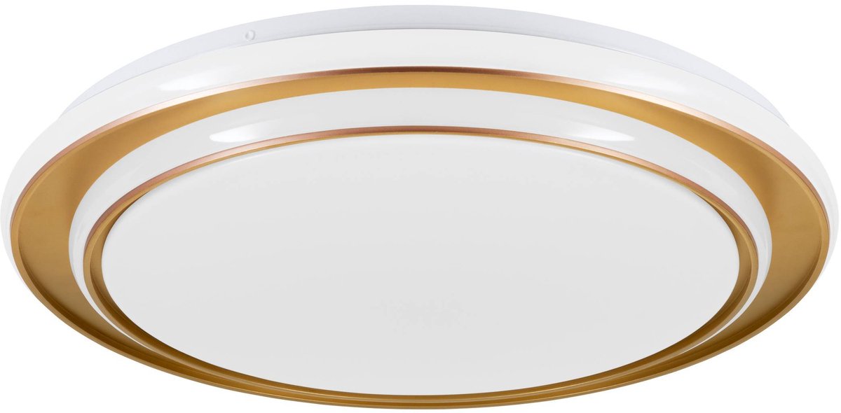 Lampada da soffitto Eglo moschetta - ø 49 cm - bianco oro - luce bianca regolabile (calda, neutra e luce diurna)