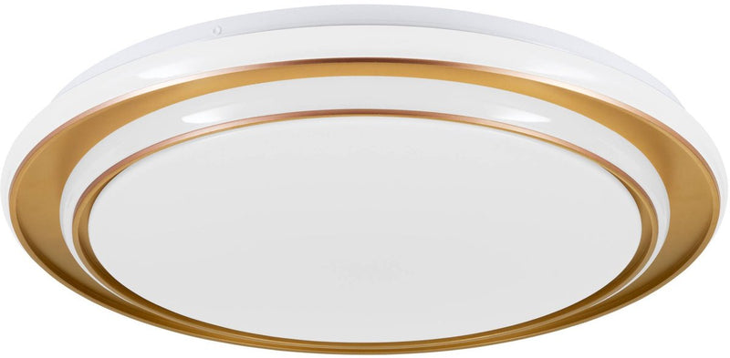 Eglo moschetta plafondlamp - ø 49 cm - goud wit - instelbaar wit licht (warm, neutraal en daglicht)
