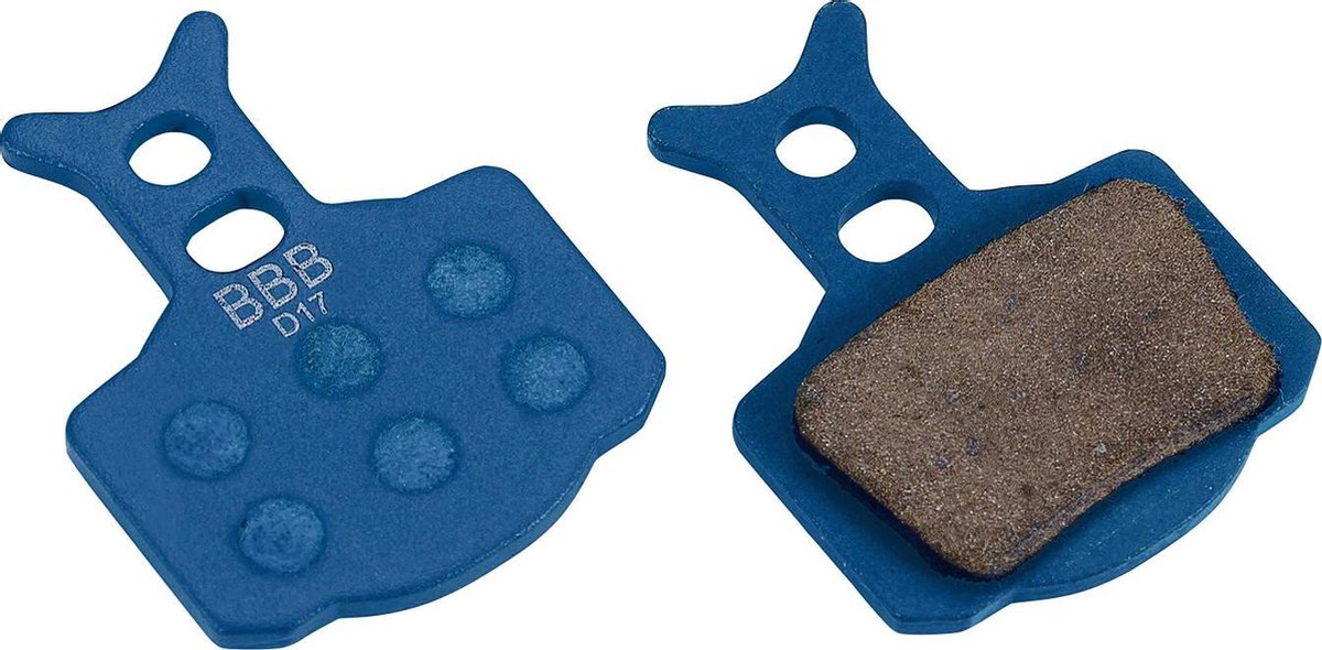Bbb cycling remblokken discstop compatibel met formula mega schijfremmen bbs-67t - blauw