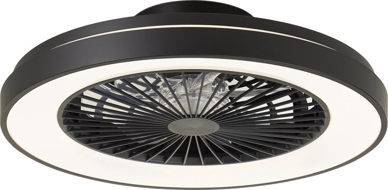Brilliant mazzaro - ventilador de techo - led 40w - 3000k-6500k - regulable - negro