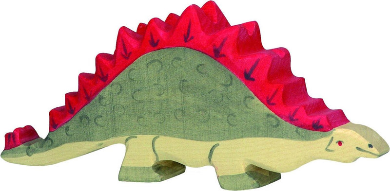 Holztiger dinosaurs - stegosaurus - 18x2x8cm - wooden figure - handmade