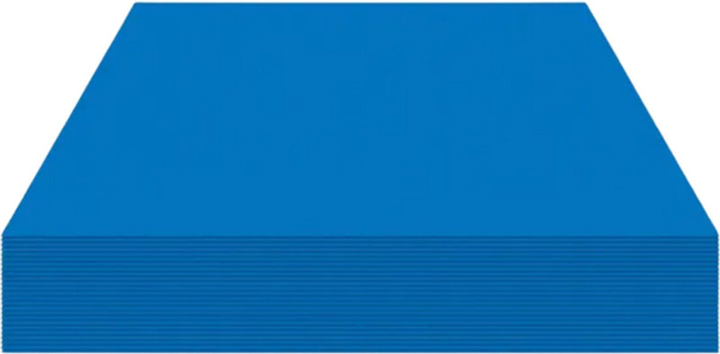 Cartoncino fotografico canguro - 50x70 cm - 300 grammi - blu scuro - confezione da 25 fogli - k-0045-536