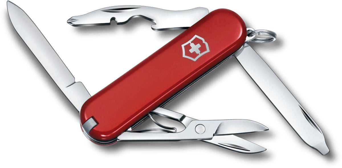 Victorinox rambler pocket knife 10 functions red