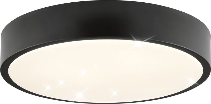 Stella brillante slimline - ø 29,3 cm - led 6w - 4000k - bianco e nero