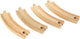 Brio World Long Bent Rails