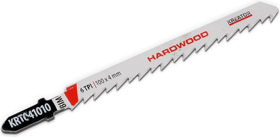 Lame per seghetto alternativo Kreator krt041010 attacco a T – 2 pezzi – legno duro – 100 mm