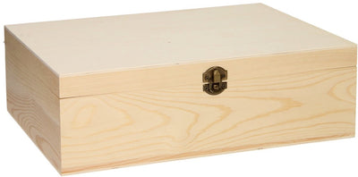 Caja de almacenamiento de madera grande