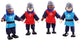 Bigjigs Wooden Medieval Knights, 4 °.