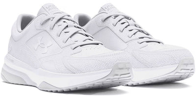 Under armour ua edge lthr-wht calzado deportivo para hombre - blanco - halo grey