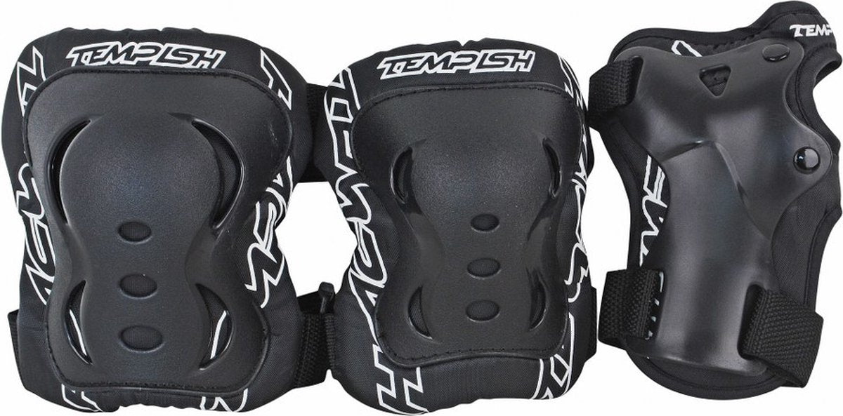 Tempish - fid - skatebescherming - 3-pack - volwassenen - zwart - s