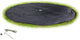 Exit Toys exit cubierta de trampolín a nivel del suelo ø244cm - cubierta protectora de trampolín - resistente a la intemperie - redonda - lona