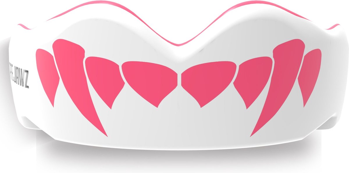Safejawz paradenti serie extro dracula bianco rosa senior