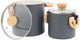 Bo-camp - colección urban outdoor - juego de sartenes - barbacan - aluminio - inducción - 2 piezas