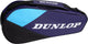 Dunlop - bolsa de tenis - fx-club 3rkt - bolsa de deporte unisex - violeta negro cian