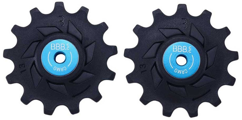 BBB Cycling BBB Rollerboys Shimano MTB Set di ruote per deragliatore per biciclette Blu 13T-13T