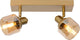 Lucide bjorn - plafondspot (plafondlamp) - 2xe14 - mat goud messing