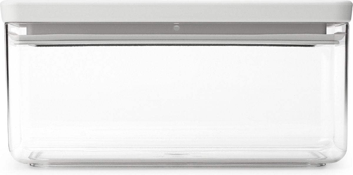 Brabantia tasty+ voorraadbus - stapelbaar - 1,5 l - light grey