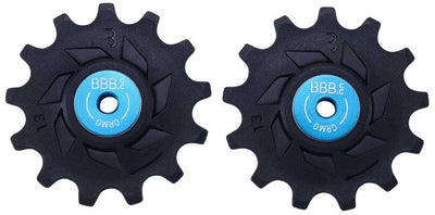 BBB Cycling BBB Rollerboys Shimano MTB Set di ruote per deragliatore per biciclette Blu 13T-13T