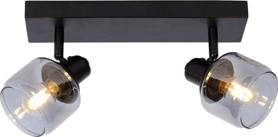 Lucide bjorn - faretto da soffitto (lampada da soffitto) - 2xe14 - nero