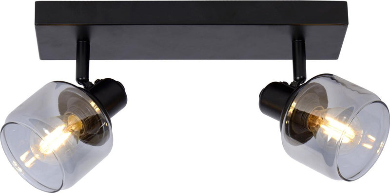 Lucide bjorn - faretto da soffitto (lampada da soffitto) - 2xe14 - nero
